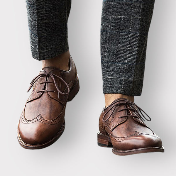 Brown Wingtip Brogue - Derby