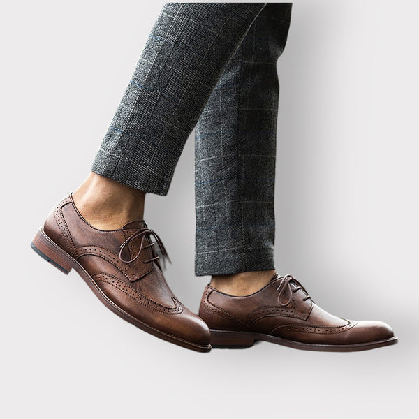 Brown Wingtip Brogue - Derby