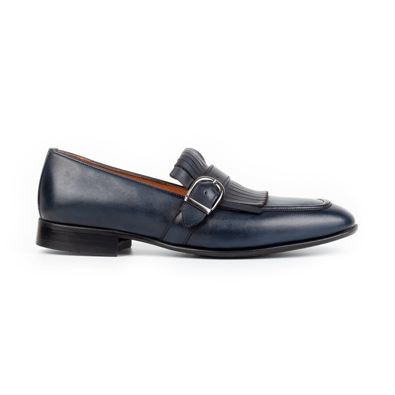 Blue Leather - Kilt Loafers