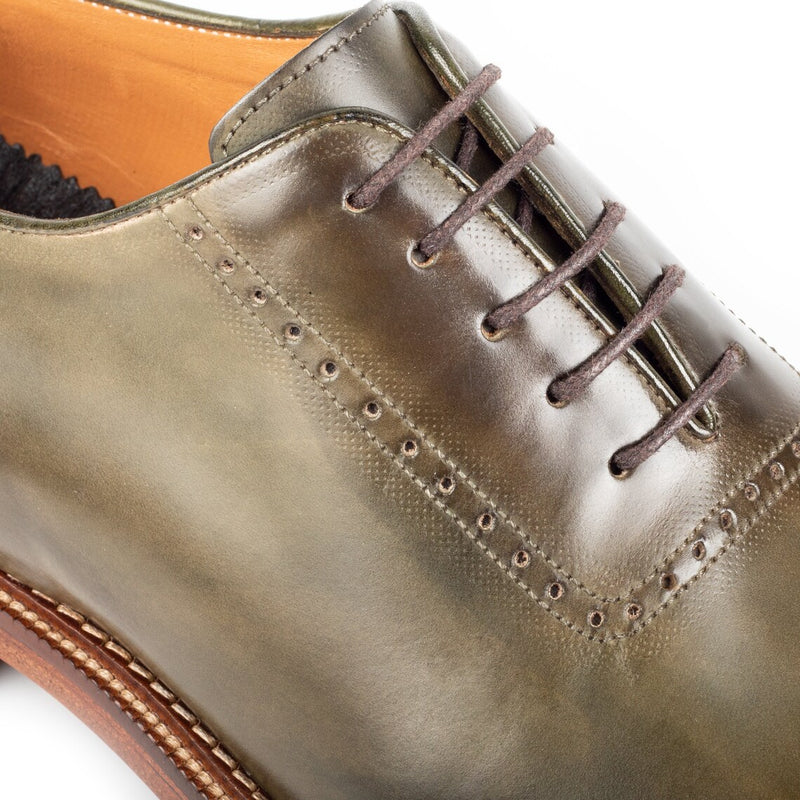 Olive Green Whole Cut - Oxfords