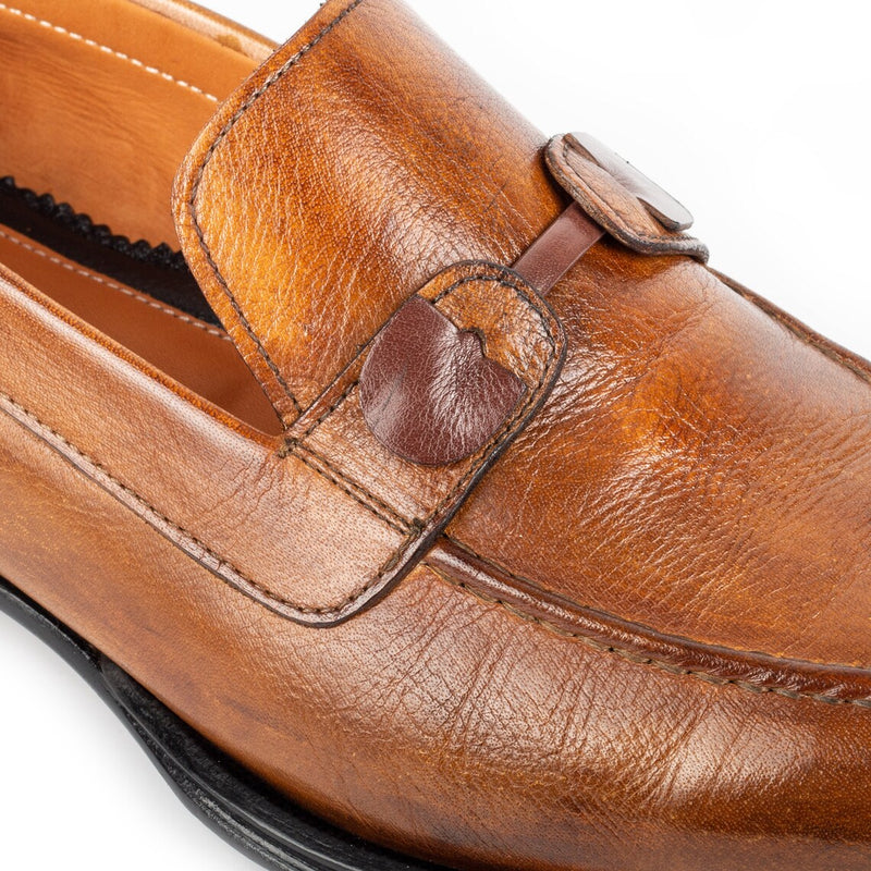 Brown Leather - Penny Loafers