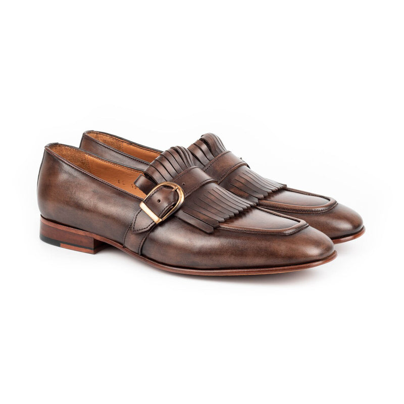 Brown Two Tone - Kilt Loafers