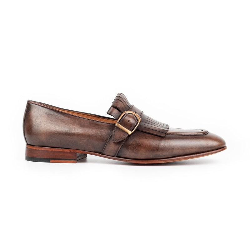 Brown Two Tone - Kilt Loafers