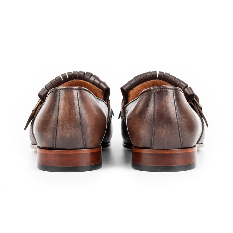 Brown Two Tone - Kilt Loafers