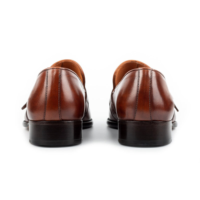 Brown Leather - Single Monk Strap