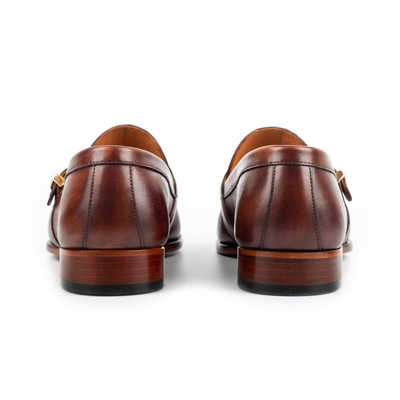 Brown Leather - Single Monk Strap