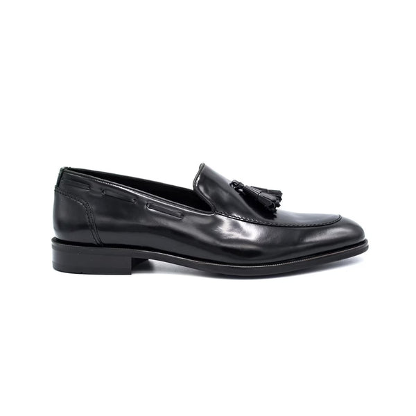 Black Leather - Tassel Loafers