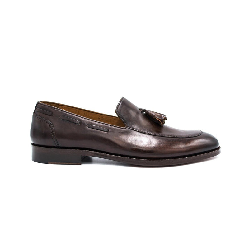 Brown Leather - Tassel Loafers