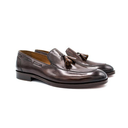 Brown Leather - Tassel Loafers