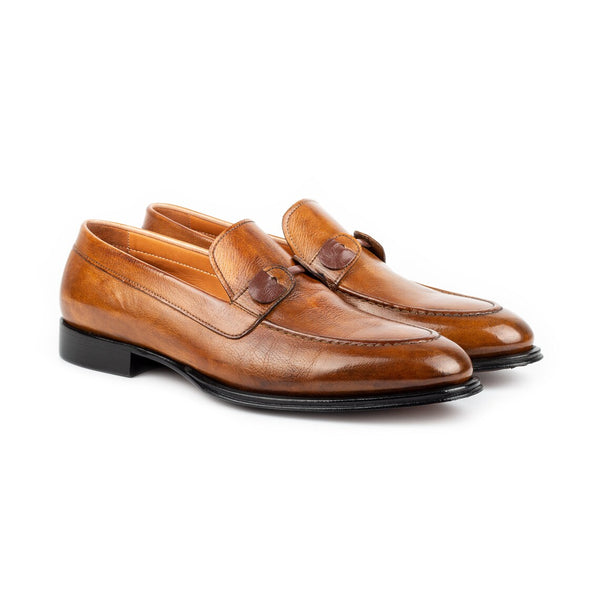 Brown Leather - Penny Loafers